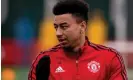  ?? ?? Jesse Lingard at a Manchester United training session last month. He is leaving the club at the end of his contract. Photograph: Ash Donelon/Manchester United/