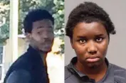  ?? Miami Gardens Police Department ?? Police say this is William Brice, left, and were questionin­g him Friday about the shooting of the mother, aunt, and uncle of Janiya Johnson, 15. Janiya was still missing.