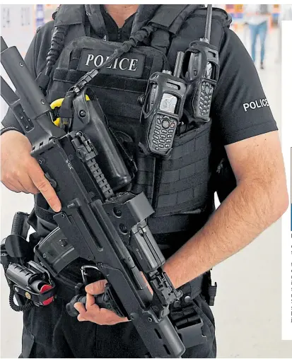  ?? ?? Police Scotland’s elite armed response unit was found by a tribunal to have a sexist, boys’ club culture