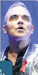  ??  ?? HOT RECEPTION Top Nevada venue have their eyes on Robbie Williams