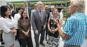 ?? JASON PAYNE/PNG ?? Premier John Horgan announces Friday his government will restore the B.C. Human Rights Commission to deal with cases of systemic hate and racism toward ethnic and religious groups.