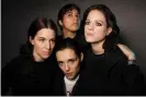  ?? Photograph: Richard Saker/The Guardian ?? Savages, with Fay Milton, left.