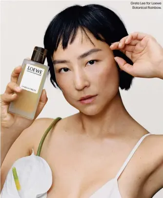  ?? ?? Greta Lee for Loewe Botanical Rainbow.