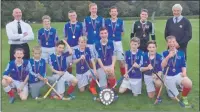  ?? Photo: Ann MacNaughto­n ?? Kyles Athletic won the South Under-14 League after defeating Oban Camanachd 3-1 in a play- off at Inveraray.