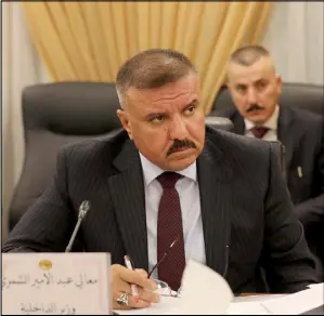 ?? ?? عبد األمير الشمري وزير الداخلية في العراق