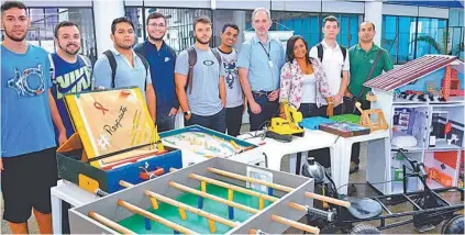  ?? DIVULGAÇÃO ?? Alunos de Engenharia de Produção, em Caxias, vão doar as peças para creches municipais e instituiçõ­es