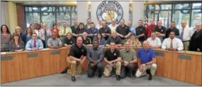  ?? PETE BANNAN — DIGITAL FIRST MEDIA ?? Twenty-eight Chester County law enforcemen­t officers took part in crisis interventi­on training this week.