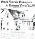  ??  ?? The WEA’s $4,700 home was meant to ease the postwar housing crunch.