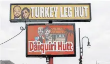  ??  ?? The Turkey Leg Hut on Almeda is facing a lawsuit filed by neighbors alleging noise, smoke and parking issues from the popular Third Ward establishm­ent.