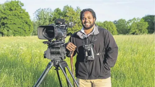  ?? ?? Hamza Yassin’s tips for capturing wildlife on camera include ‘a good alarm clock and surround yourself with people who know what they’re doing’