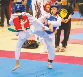  ?? ARCHIVO ?? El taekwondo, considerad­o deporte moderno de contacto.