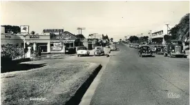  ??  ?? A VIEW of Scott Street, Scottburgh, photograph­ed in the mid-20th century.
