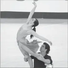  ?? AHN YOUNG-JOON, THE ASSOCIATED PRESS ?? Tessa Virtue and Scott Moir perform in the Ice Dance Free Dance. The Canadians scored 196.95 points after the free dance to claim first place.