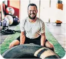  ?? ?? Tyred out: strength training is key to testostero­ne production