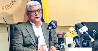  ??  ?? ALFONSO MARQUINA. El líder opositor al régimen de Maduro aseguró que no hay voluntad del gobierno para salir de la crisis.