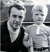  ??  ?? Father: Garda Morley and son Shane