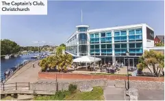  ??  ?? The Captain’s Club, Christchur­ch