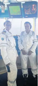  ?? ?? Chief Officer Candice Williams (left) believes ‘Women are just as competent as our male counterpar­ts’.