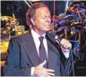  ?? FOTO: DPA ?? Bühnen-Comeback mit 75 Jahren: Julio Iglesias.