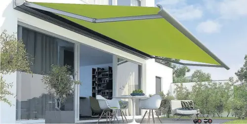  ??  ?? ●● Awnings by Appeal Home Shading