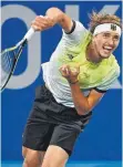  ?? FOTO: VINCENZO PINTO/AFP ?? Alexander Zverev spielt in Tokio bisher weiter groß auf.