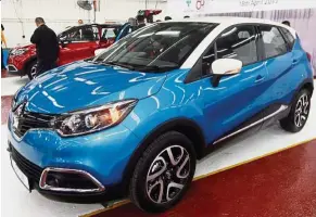  ??  ?? The Captur.