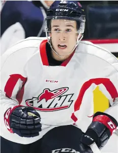  ??  ?? A former 50-goal-scorer with Medicine Hat, the Pats hope Cole Sanford can boost the team’s chances of making the playoffs.