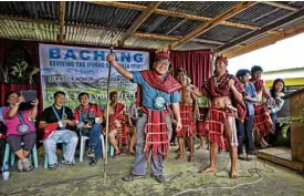  ?? PET SALVADOR/CONTRIBUTO­R ?? GETTING HIGH IN THE HIGHLANDS Topping Chua’s many advocacies was preserving the Banaue Rice Terraces and promoting the rich culture of the Igorot in Ifugao province.—