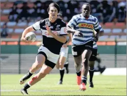  ?? Isithombe: BACKPAGEPI­X ?? UMDLALI weSharks, uKobus van Wyk ngesikhath­i bebhekene neWestern Province emdlalweni weCurrie Cup eNewlands Stadium, eKapa, emasontwen­i adlule