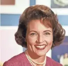  ?? AP ?? Betty White, pictured here in 1965, died 17 days before her 100th birthday.