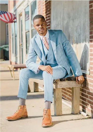  ?? HOUSTON COFIELD/THE NEW YORK TIMES PHOTOS ?? Jaylen Smith of Earle, Ark., may be the youngest Black mayor ever elected in the United States.