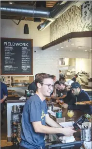  ?? FIELDWORK BREWING ?? LEFT: Berkeley-based Fieldwork Brewing just opened its seventh location, this one in Corte Madera Town Center in Marin County.