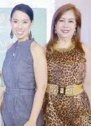  ??  ?? Pam and Ningning de Ocampo.