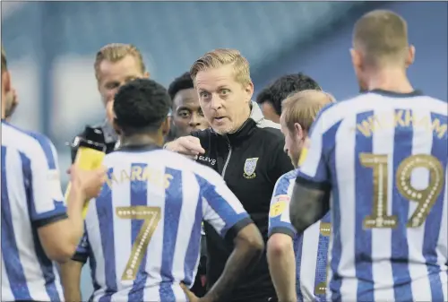  ?? PICTURE: STEVE ELLIS ?? TRANSFER PLANS: Garry Monk faces a busy pre-season as he looks to rebuild his Sheffield Wednesday squad following a number of departures. `