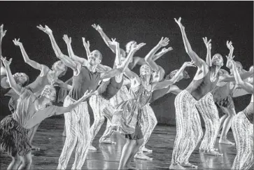  ?? Photog r aphs by Jay L. Clendenin Los Angeles Times ?? GARTH FAGAN DANCE members embody jazz in the West Coast debut of its homage to Geoffrey Holder.