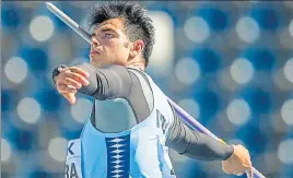  ?? GETTY ?? Neeraj Chopra may be exempted from participat­ing in the National Athletics Championsh­ips. ■