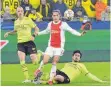  ?? FOTO: IMAGO IMAGES ?? Entscheide­nde Szene: Mats Hummels (re.) im Duell mit Antony.