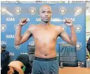  ?? Picture: SUPPLIED ?? UP FOR IT: Nkosinathi Joyi will engage in a do-or-die clash against Ntlantla Tyirha for Freedom Day celebratio­ns.