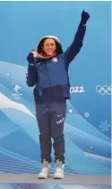  ?? Julian Finney / Getty Images ?? Elana Meyers Taylor, who won her fourth Olympic medal Monday, will carry the U.S. flag into the Closing Ceremony on Sunday.