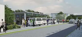  ??  ?? The transport hub will benefit the surroundin­g communitie­s of The Junction Place.