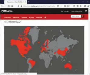  ??  ?? Le pouvoir de nuisance du cryptorans­omware Maze s’étale de plus en plus à travers le monde