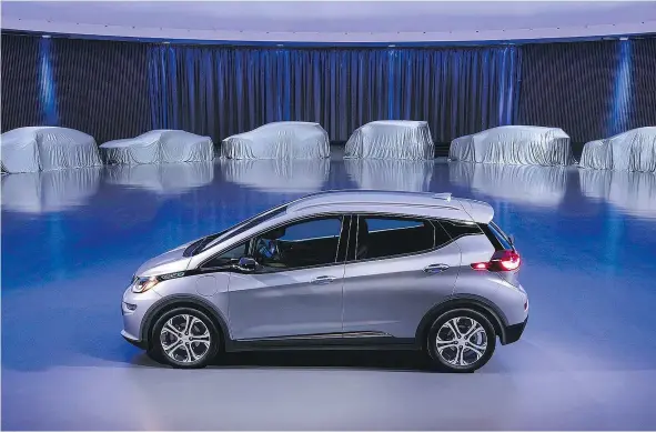  ?? — GENERAL MOTORS ?? General Motors has outlined an all-electric path to zero emissions with at least 20 new all-electric vehicles by 2023.