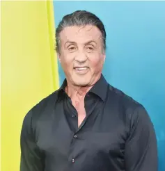  ??  ?? Stallone attends the premiere of ‘The Meg’ last Aug 6, in Hollywood, California. — AFP file photo