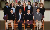  ?? COURTESY PHOTO ?? Members of the Cardinal O’Hara Hi-Q team include, seated from left, Michael Brown, Ana Brothersto­n, Quoc Ngo, Layla Handy; and standing, Ememobong Eka, Sophia Uses, Zarami Kar, faculty adviser Marisa Linsky, Iyana Handy, Chinyere Ihejirika and Renee Brown. Absent from photo: Joshua Haug, Andrew Ortega and Theresa Stolarczyk.