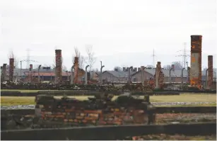  ?? (Kacper Pempel/Reuters) ?? THE AUSCHWITZ II – BIRKENAU former German death camp today covers an area of 171 hectares.