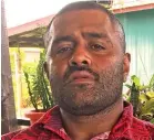  ?? ?? Nabukebuke landowner representa­tive, Petero Saunivalu, in Suva, on February 22, 2022.