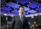  ?? WONG MAYE-E, - THE AP ?? In this 2017 photo, Interpol President, Meng Hongwei, walks toward the stage to deliver his opening address at the Interpol World congress in Singapore. A French judicial official says Friday Oct.5 the president of Interpol has been reported missing after traveling to China.