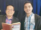  ??  ?? Lawyer Romy Macalintal with soon-to-be guests (on his new DZRH show Senior Moments) Rep. Lito Atienza (left) and Pasig City Mayor Vico Sotto