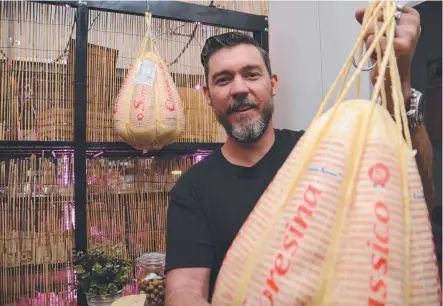  ?? Picture: KEAGAN ELDER ?? BY DEMAND: Otto's Fresh Food Market owner Don Peel at the opening of the Idalia store at The Precinct.