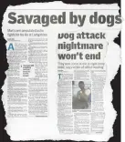  ??  ?? GRABBING HEADLINES: Previous stories in The Herald about the horrific attack